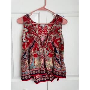 Patrons of Peace paisley tank top size medium